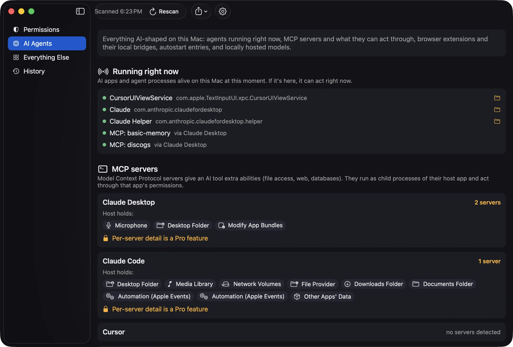 Wairy AI agents view