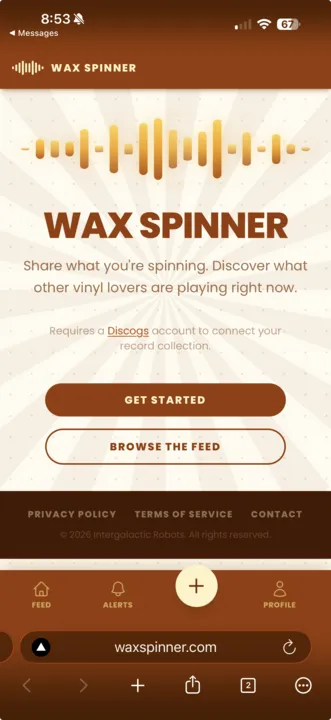 Wax Spinner spin detail